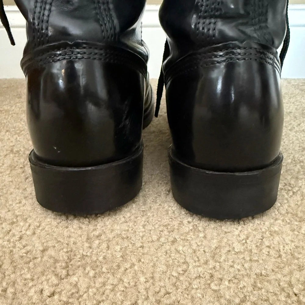 Corcoran Black Genuine Leather 10” Jump Boot Combat Motorcycle Grunge Size 8E - Picture 11 of 13